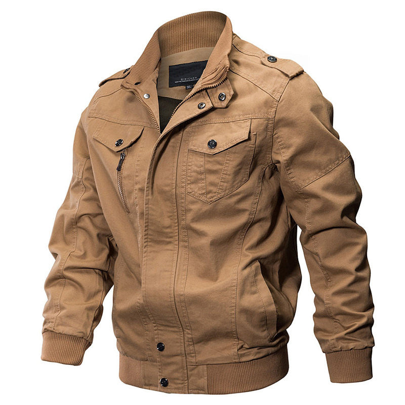 Heren Bomberjack Warm Fleece Lichte Jas - StudioMarella