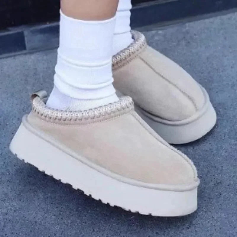 Dames Slippers Zachte Pluche Dikke Zolen Warm