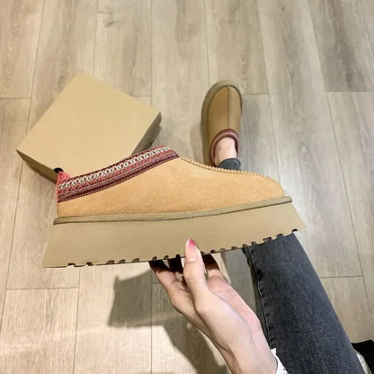 Dames Slippers Zachte Pluche Dikke Zolen Warm