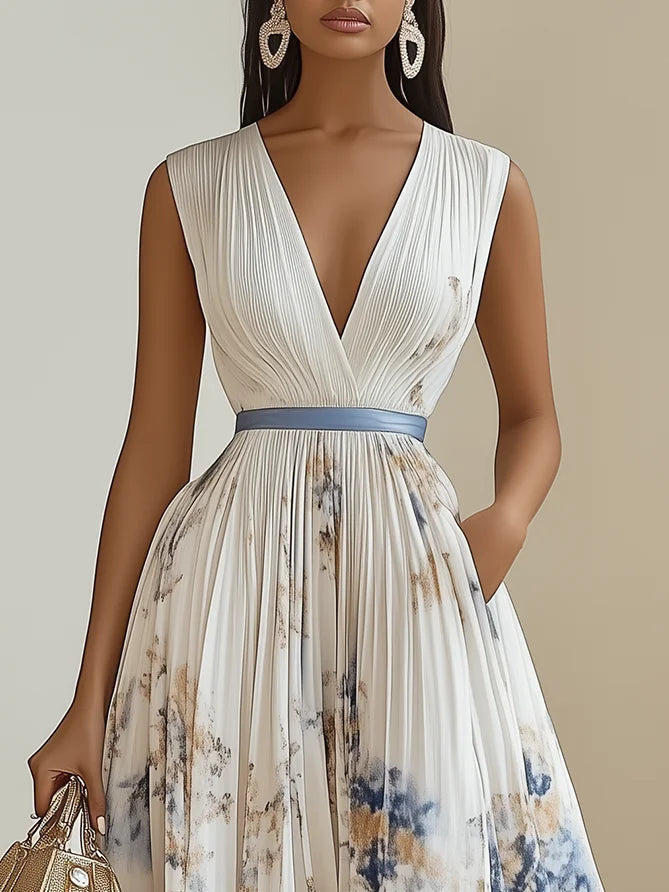Bella | Elegant Wikkelontwerp Damesjurk Zomer 1