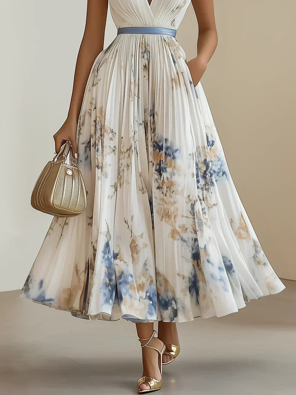 Bella | Elegant Wikkelontwerp Damesjurk Zomer 2