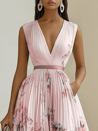 Bella | Elegant Wikkelontwerp Damesjurk Zomer 3