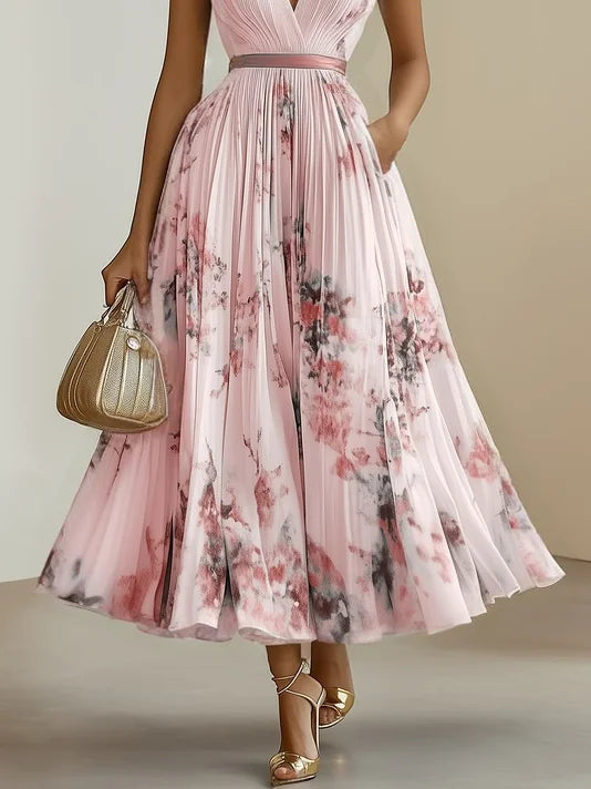 Bella | Elegant Wikkelontwerp Damesjurk Zomer 4