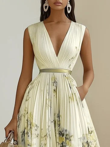 Bella | Elegant Wikkelontwerp Damesjurk Zomer 5