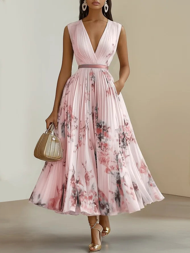 Bella | Elegant Wikkelontwerp Damesjurk Zomer 9