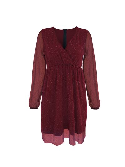Feestelijke Jurk V-hals Elegante Avondjurk voor Dames