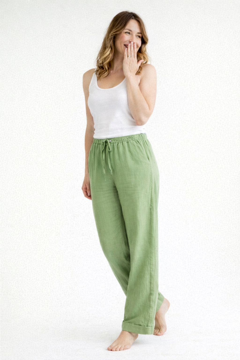 Bella | High-Waisted Women’s Relaxed Trousers 6
