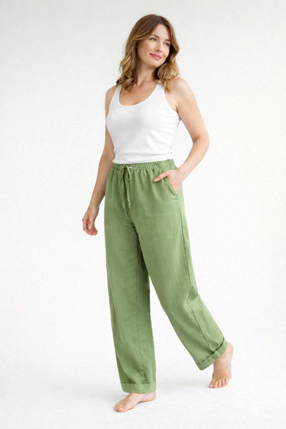Bella | High-Waisted Women’s Relaxed Trousers 7