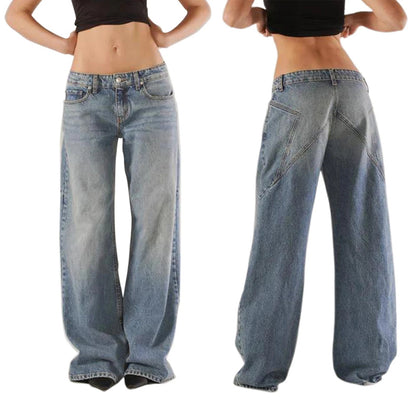 Lage Jeans voor Dames Losse Fit