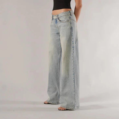 Lage Jeans voor Dames Losse Fit