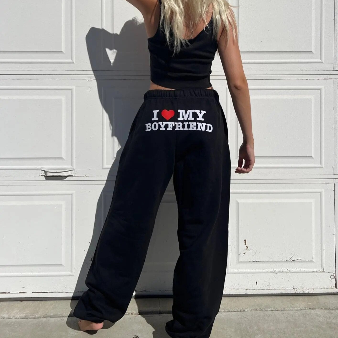 Hoge Joggingbroek voor DamesComfortabele Stof