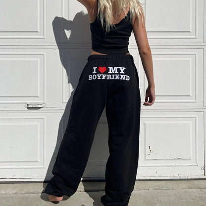 Hoge Joggingbroek voor DamesComfortabele Stof
