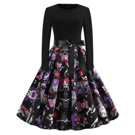 Elegante Jurk met Lange Mouwen Comfortabel Kostuum - StudioMarella