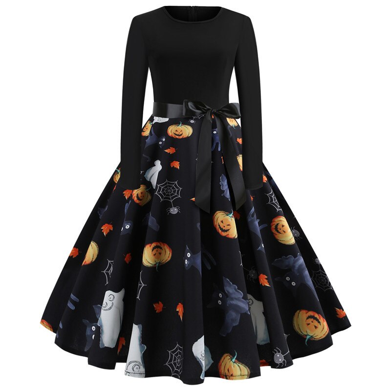 Elegante Kostuum Jurk Lange Mouwen Comfortabel