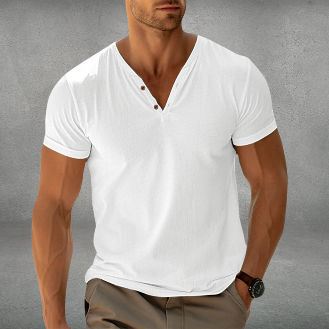 Bennie | Ademend slim fit poloshirt 2