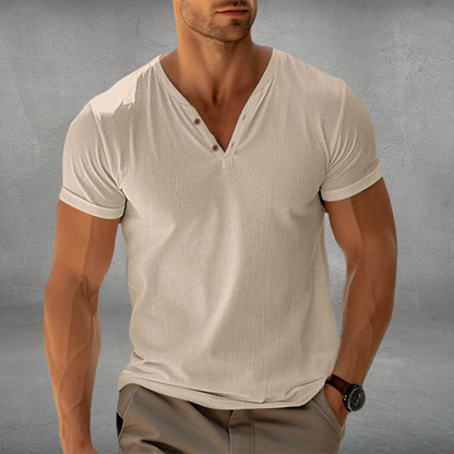Bennie | Ademend slim fit poloshirt 4