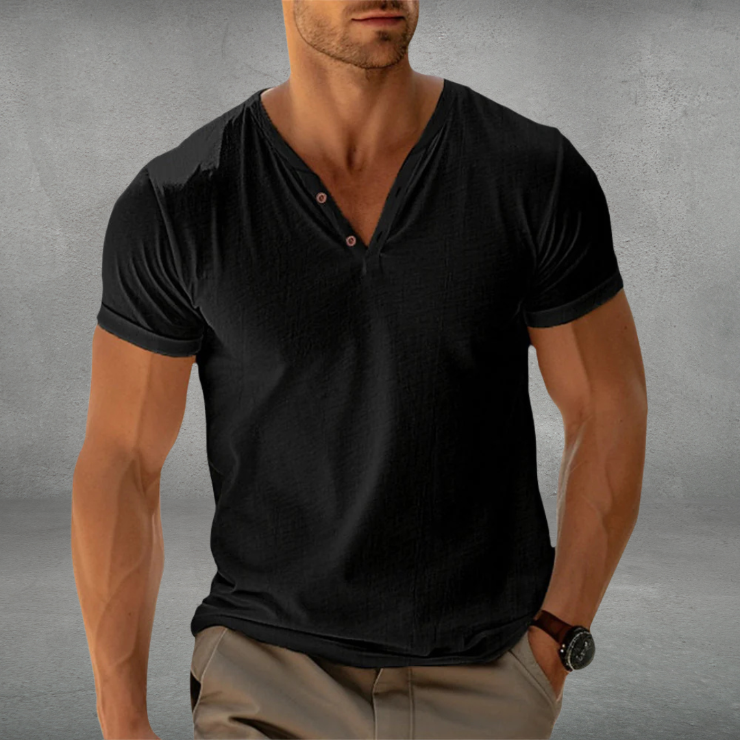 Bennie | Ademend slim fit poloshirt 5