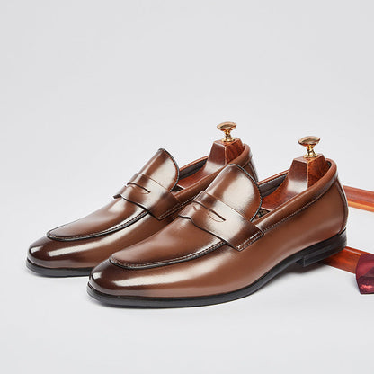 Dante Oxford Loafers voor Heren Leer Zwart Glanzend - StudioMarella