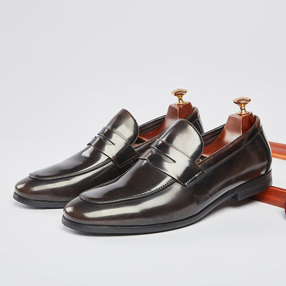Benson | Elegante Hoogglans Heren Loafers 8