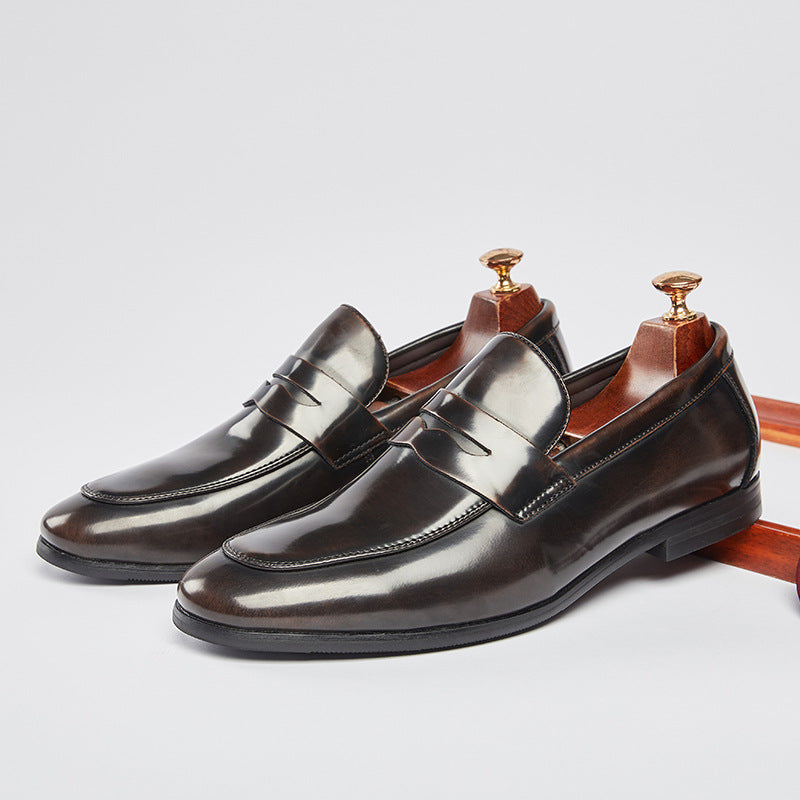 Benson | Elegante Hoogglans Heren Loafers 8