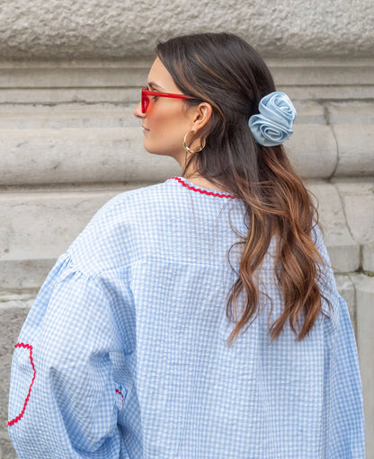 Betty | Romantische Blouse Dames met Hartprint 7