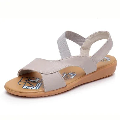 Vrouwen Zomersandalen van Leer Comfortabel