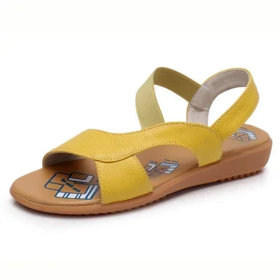 Vrouwen Zomersandalen van Leer Comfortabel