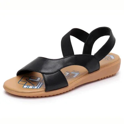 Vrouwen Zomersandalen van Leer Comfortabel