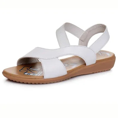 Vrouwen Zomersandalen van Leer Comfortabel - StudioMarella