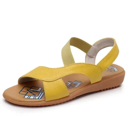 Vrouwen Zomersandalen van Leer Comfortabel