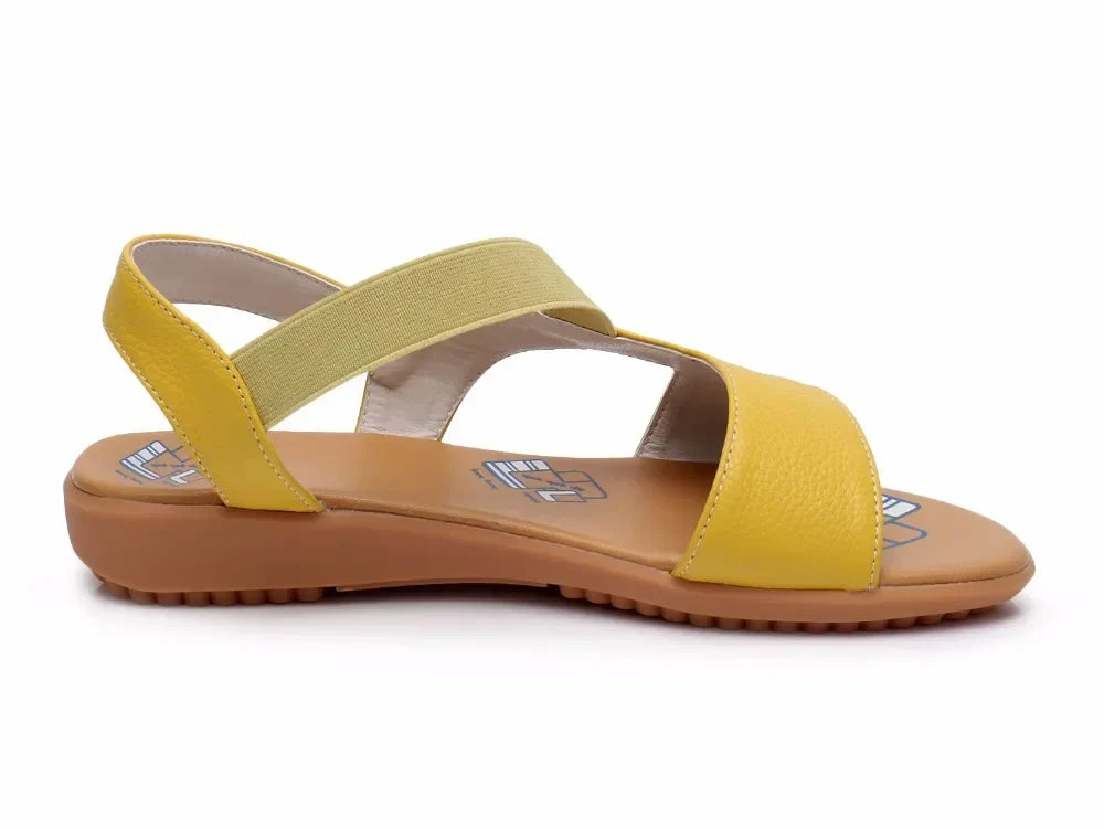 Vrouwen Zomersandalen van Leer Comfortabel