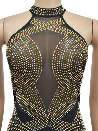 Dames Maxi Jurk Lange Glamour Jurk Zomerjurk