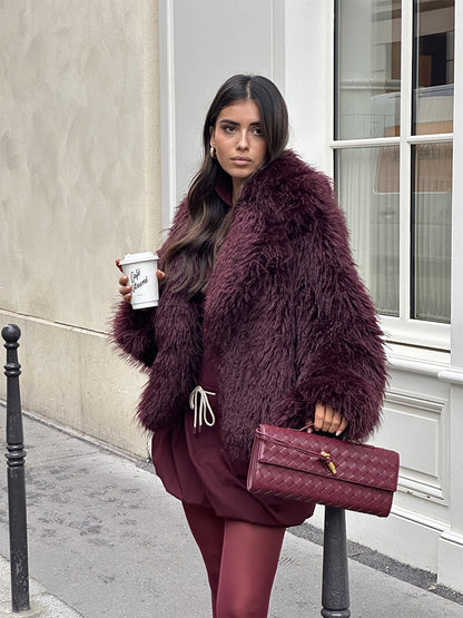 Vegan Clutch Gevlochten Lederlook Elegant Design