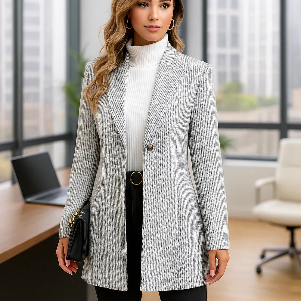 Damesblazer Elegante Klassieke Jas voor Werk - StudioMarella