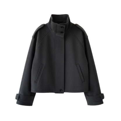 Elisa | Elegante Wolenleren Jas voor Vrouwen