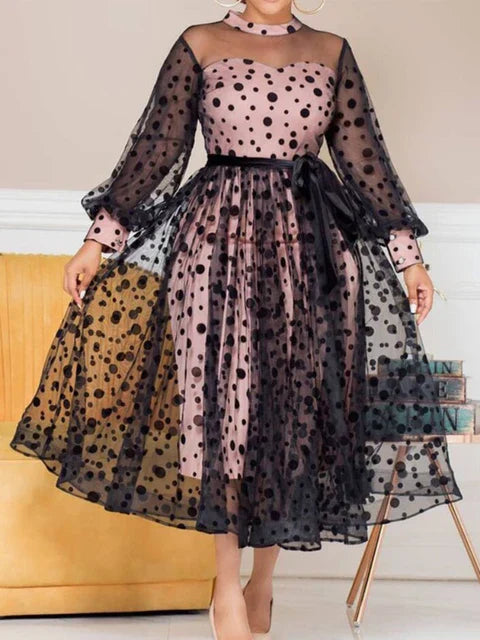Prinses Jurk Grote Maat Met Doorzichtige Details - StudioMarella
