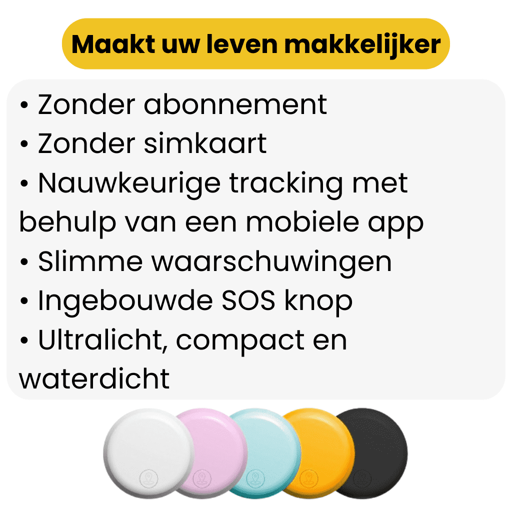GPS-tracker voor fietsen zonder abonnement met live locatie en lange accuduur