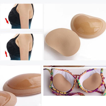 BH Pads Zwemkleding Vulling Push-Up Effect Zelfklevend Waterbestendig Ademend Comfortabel Naturel Zwart