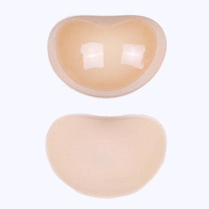 BH Pads Zwemkleding Vulling Push-Up Effect Zelfklevend Waterbestendig Ademend Comfortabel Naturel Zwart