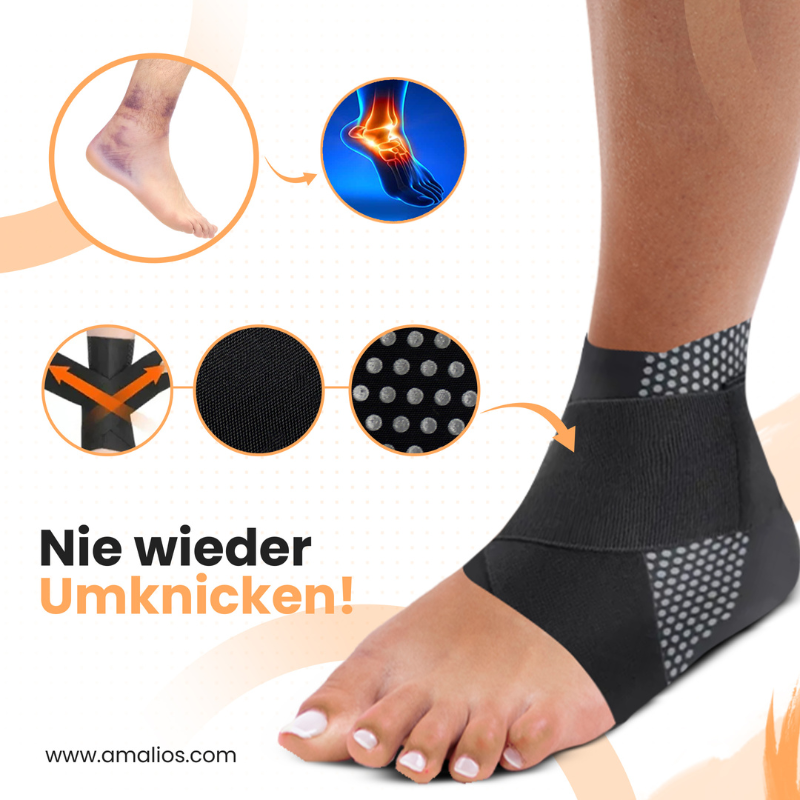 Enkelbrace met Beschermende Bandage voor Voetballers en Sporters | Optimale Steun bij Intensief Bewegen