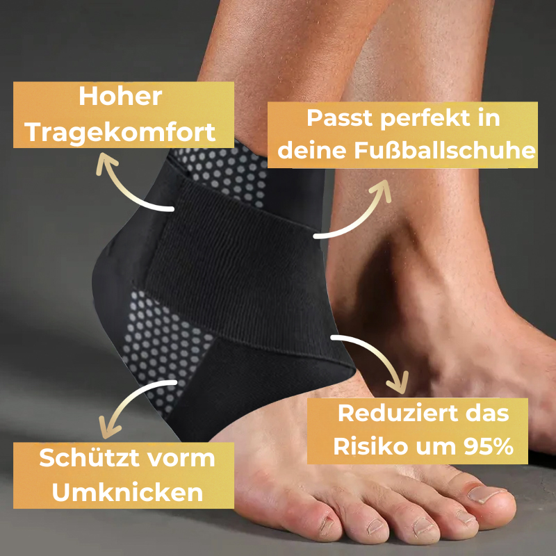 Enkelbrace met Beschermende Bandage voor Voetballers en Sporters | Optimale Steun bij Intensief Bewegen