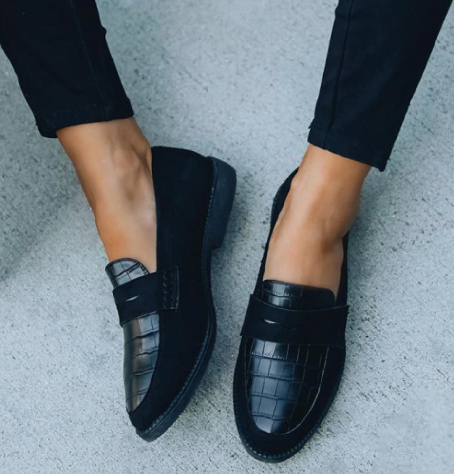 Instapschoenen Heren Leer Casual Loafers Comfortabel 35-41
