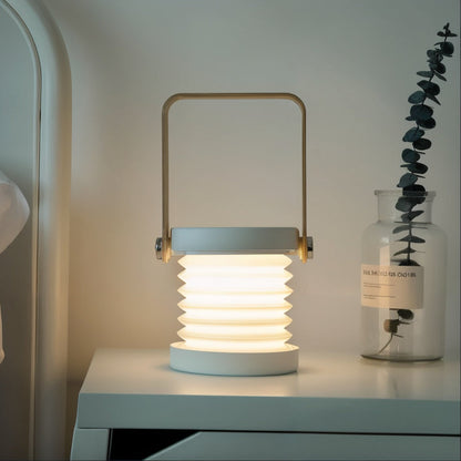 Draagbare Dimbare LED-Lantaarn met Oplaadbare USB-Batterij voor Sfeervolle Verlichting
