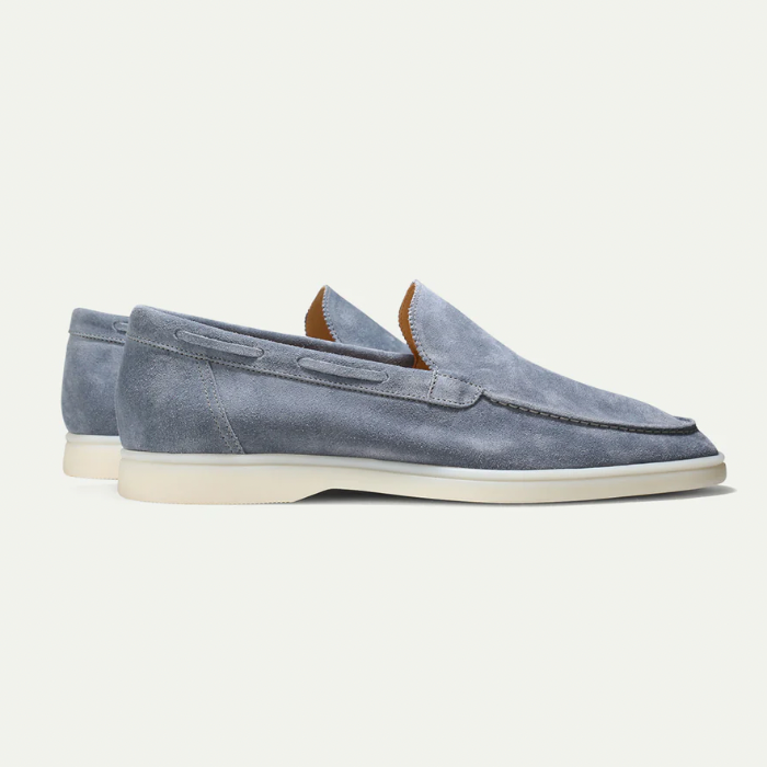 Luxe Suède Loafers Heren Comfortabele Handgemaakte Schoenen