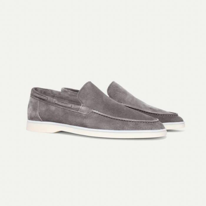Luxe Suède Loafers Heren Comfortabele Handgemaakte Schoenen