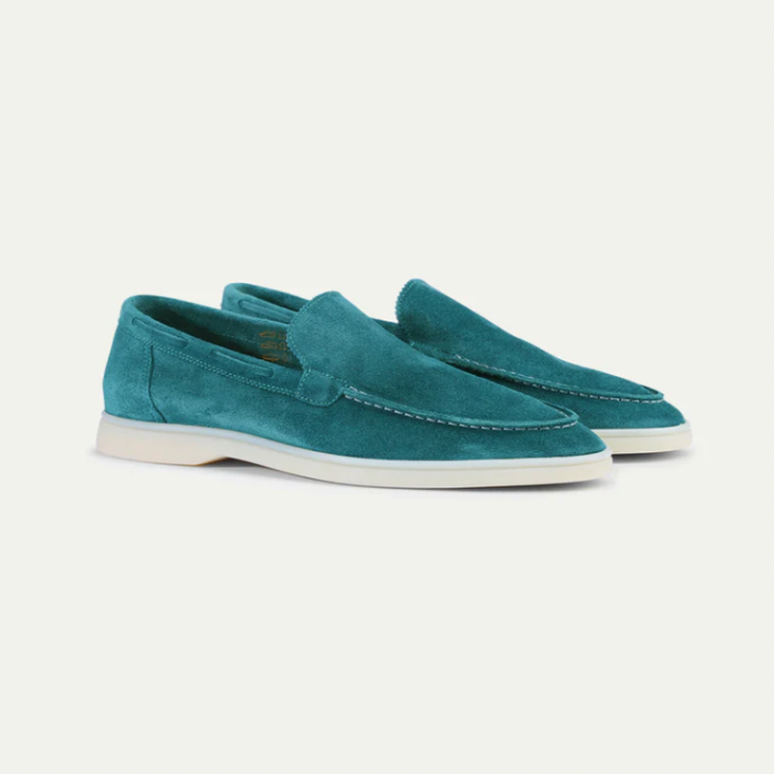 Luxe Suède Loafers Heren Comfortabele Handgemaakte Schoenen