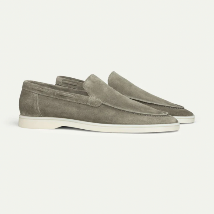 Luxe Suède Loafers Heren Comfortabele Handgemaakte Schoenen
