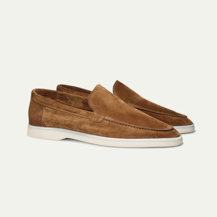 Luxe Suède Loafers voor Heren - Handgemaakte Italiaanse Stijl