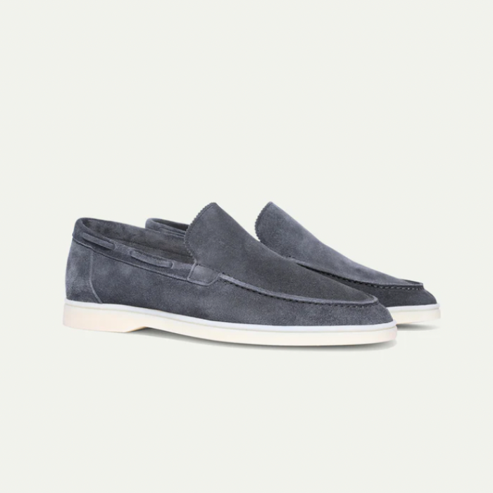 Luxe Suède Loafers Heren Comfortabele Handgemaakte Schoenen