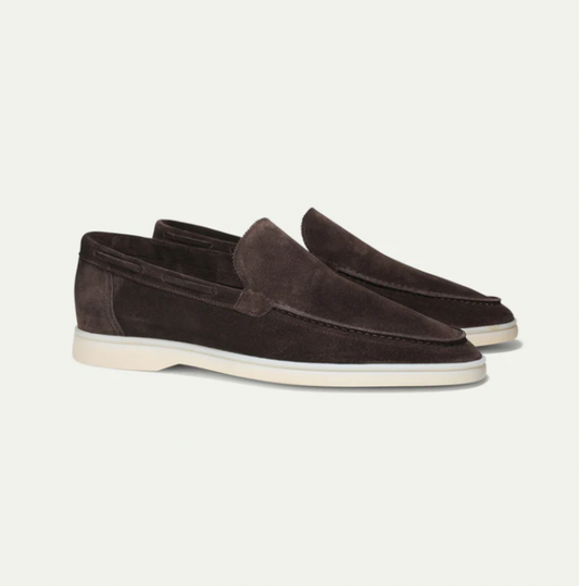 Luxe Suède Loafers Heren Comfortabele Handgemaakte Schoenen - StudioMarella